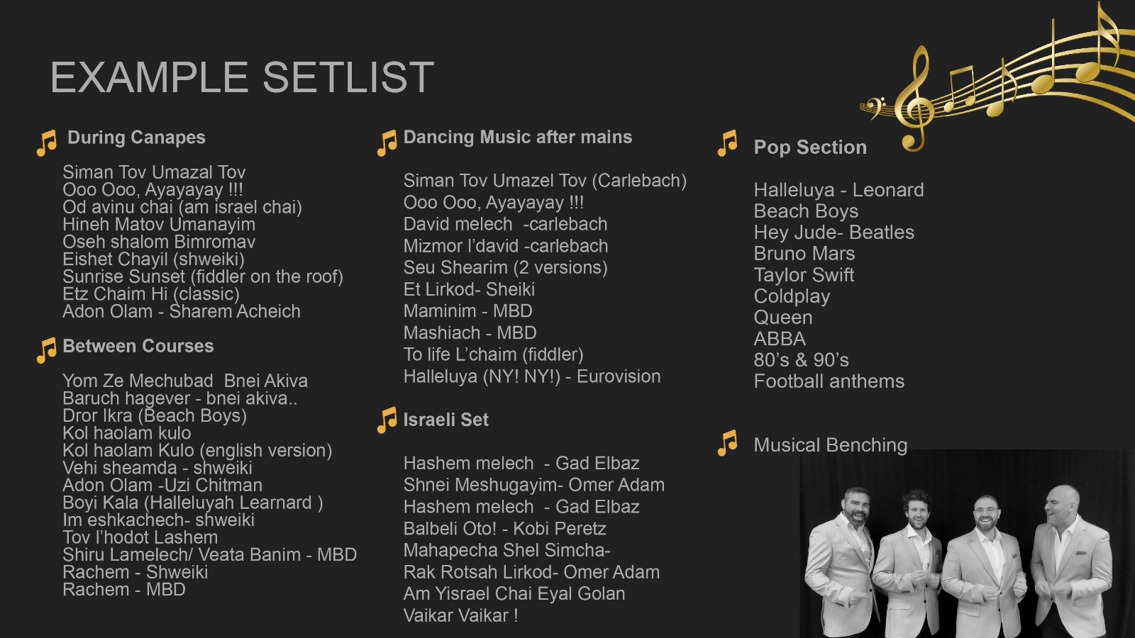 Repertoire - Acapellam